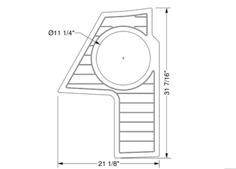 2017-2020 G25 10" Subwoofer SeaDek