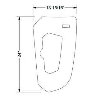 2019-2025 SKI NAUTIQUE GLOVE BOX LID BOTTOM SEADEK