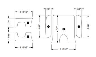 2019-2025 SKI NAUTIQUE HELM PHONE SURROUND KIT SEADEK