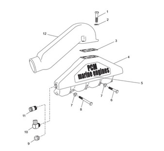 8.1L Exhaust Manifold and Components