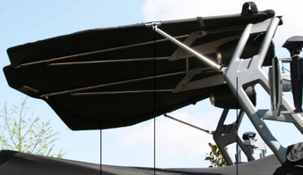 BIMINI GS20/GS22 BI-FOLD FRAME AND MOUNTING HARDWARE ONLY