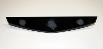 BLACK ACRYLIC STERN TRIANGLE PLATE