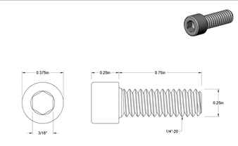 Bolts-tower 210/230 select years