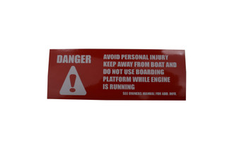 Danger: Personal Injury Decal