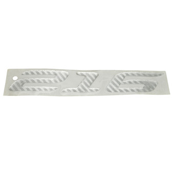 DECAL 216 DESIGNATOR SILVER CARBON FIBER 2006-2007
