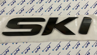DECAL BLACK CHROMAX   SKI   3 X 14.38