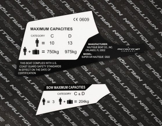 DECAL CE MAX CAP GS22