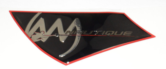 Decal, Domed Mapple Mirror, 6.8" x 2.43"