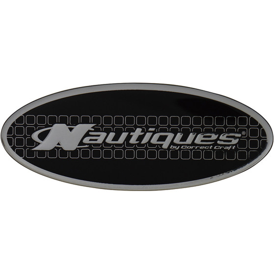 DECAL, DOMED NAUTIQUE LOGO FOR GLOVE BOX LIDS