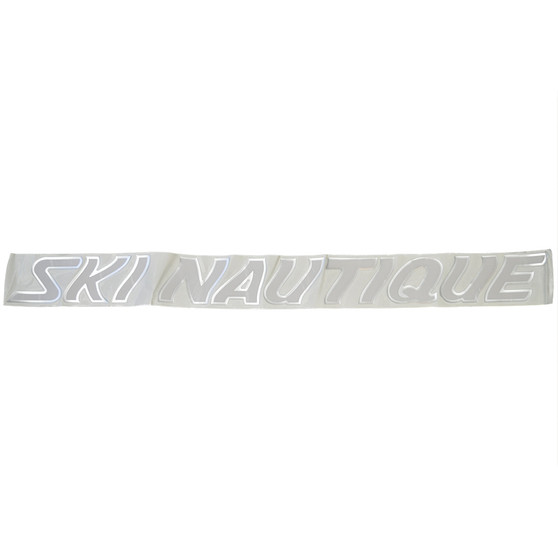 Decal, Domed, SKI NAUTIQUE HULLSIDE LOGO- White