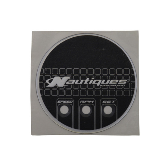 DECAL, DOMED SPEED CONTROL SIMPLE UPPER DASH PANEL