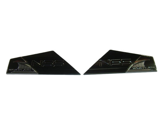 DECAL NSS CHROMAX SET BLACK 8.13 X 2.99