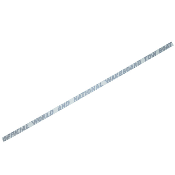 decal, "OFFICIAL WORLD AND NATIONAL WAKEBOARD TOWBOAT" - available in black and in white
