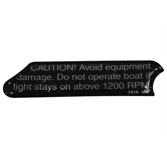 DECAL, WARNING FOR V-DRIVE RPM 210/226 2004-