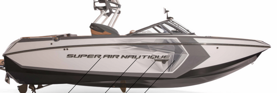 G23 GALAXY HULLSIDE GRAPHIC DECAL KIT FOR 2016-2018 G23