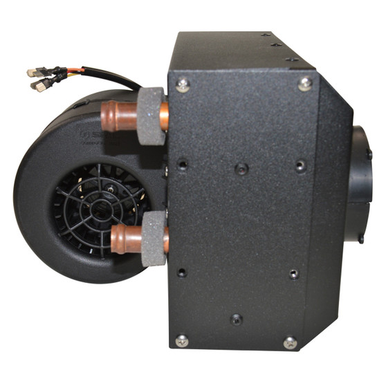 Heater Core with Wrapper and Fan