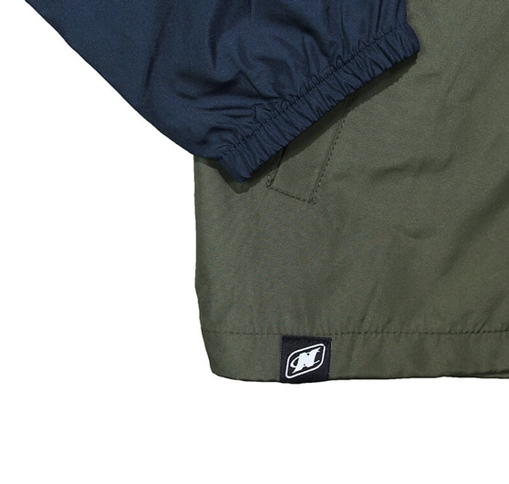 Helix Full-Zip Windbreaker- Navy/Army
