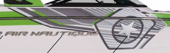 HULLSIDE GRAPHICS SHIELD 230 4 PIECE SET