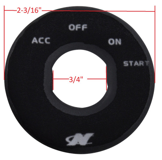 IGNITION SWITCH PLATE 2003- decal