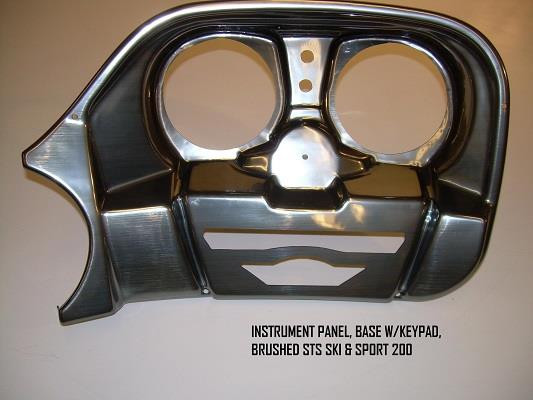 Instrument Panel Brushed STS Base Model Ski & Sport 200
