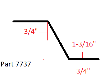 Lock Cam Arm, Latch - Short