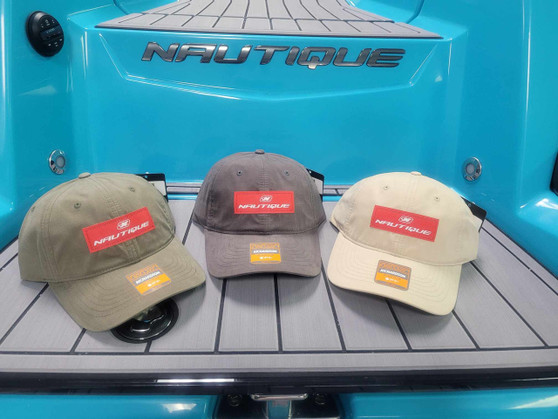 Nautique Relaxed Dad hat- Woven Label