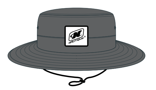 Nautique Woven Patch Wide Brim Hat