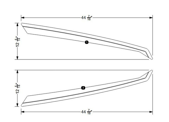 NON-SKID, BOW DECK WITHOUT SUNSHADE KIT 2020-2023 P23