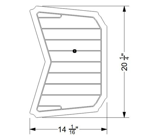 NON-SKID, BOW FILLER STEP, P23 2020-2023