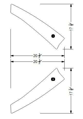 NON-SKID, BOW STRINGER BLACK S21