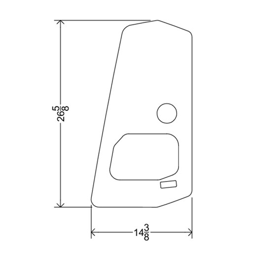NON-SKID GLOVEBOX LID 2021-2024 G21/G23/G25 BLACK