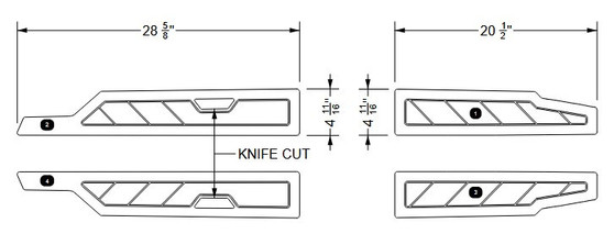 NON-SKID GUNNEL COCKPIT CENTENNIAL EDITION P/S S23