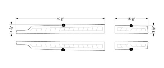 NON-SKID, TOWER DECK KIT NON-ACTUATED, G25 2020