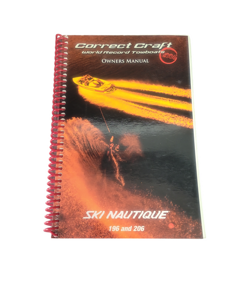 OWNERS MANUAL- 2006 SKI NAUTIQUE 196 & 206