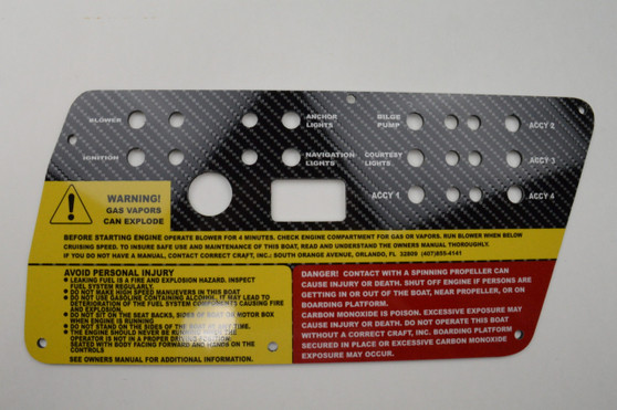 PANEL, HORN/IGN, SN 176, 1997-