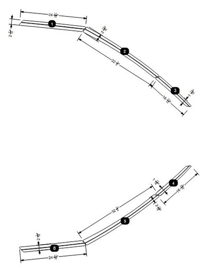 SEADEK/NON-SKID, BOW GUNNEL S23/S25