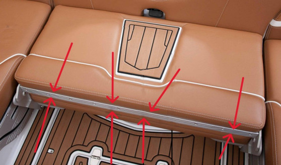 SLIDING BENCH COVER STRIP