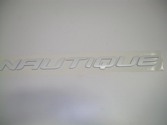 Small Nautique Decal, Chromax   22 X 1.4