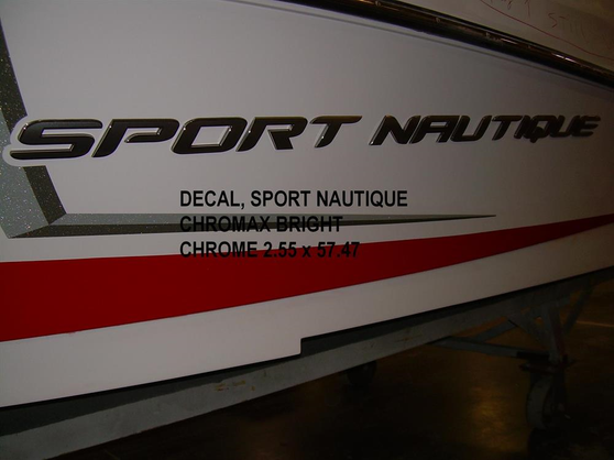 Sport Nautique Chromax Hull Decal