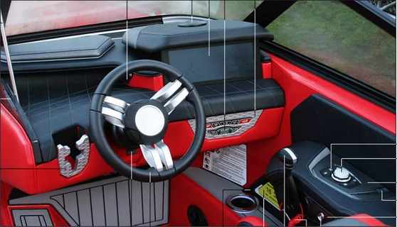 STEERING WHEEL BLACK LEATHER PREMIUM