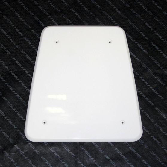 STEP PLATE SLIDING BENCH 1/2" WHITE ACRYLIC 2016-2020