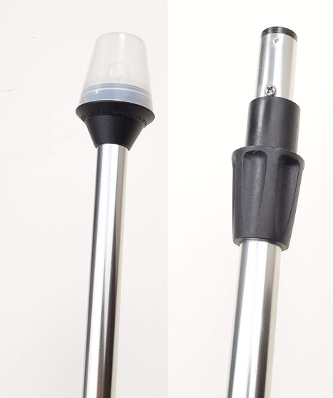 stern light pole for Correct Craft boats 1985 and prior, using base #5306076