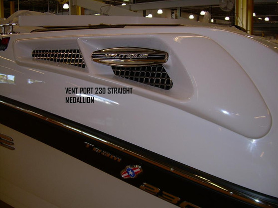 VENT PORT 230 ( year 2011 on)  STRAIGHT MEDALLION
