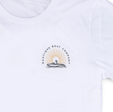 WAVY DAYS TEE- WHITE