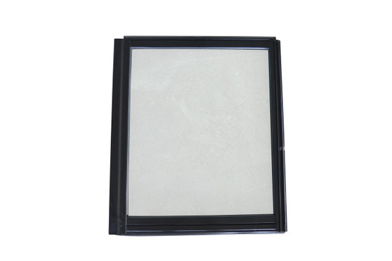 WINDSHIELD DOOR, 230, 2010-13, BLACK ALUMINUM