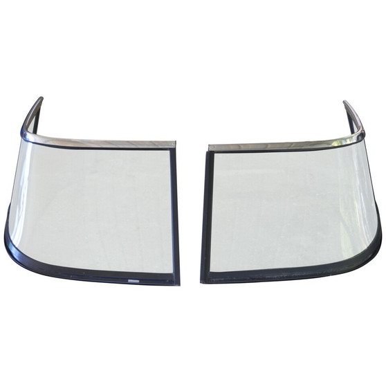 WINDSHIELD WINGS, 216V & 226, 2009-2012 - STAINLESS STEEL