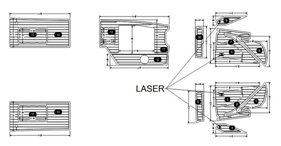 NON-SKID, UNDERDECK KIT, P23 2020-2023
