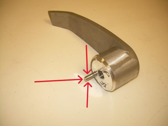 1/4" STAINLESS STEEL DOWEL PIN FOR TOWER HANDLE