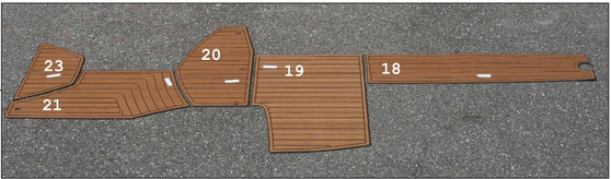 2014-2015 230 FAUX TEAK FLOOR KIT SEADEK