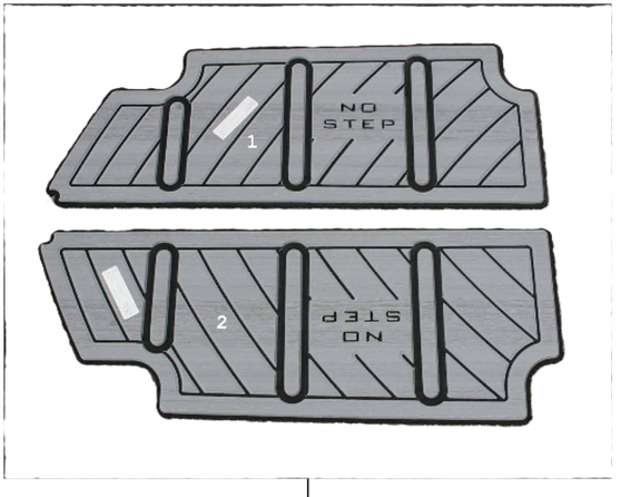 2014-2021 230 TITANIUM STORAGE TRAY KIT (SURF BALLAST) SEADEK